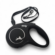 Flexi Classic Retractable Dog Leash 16 Ft 5m Black Medium Large Made in Germany
