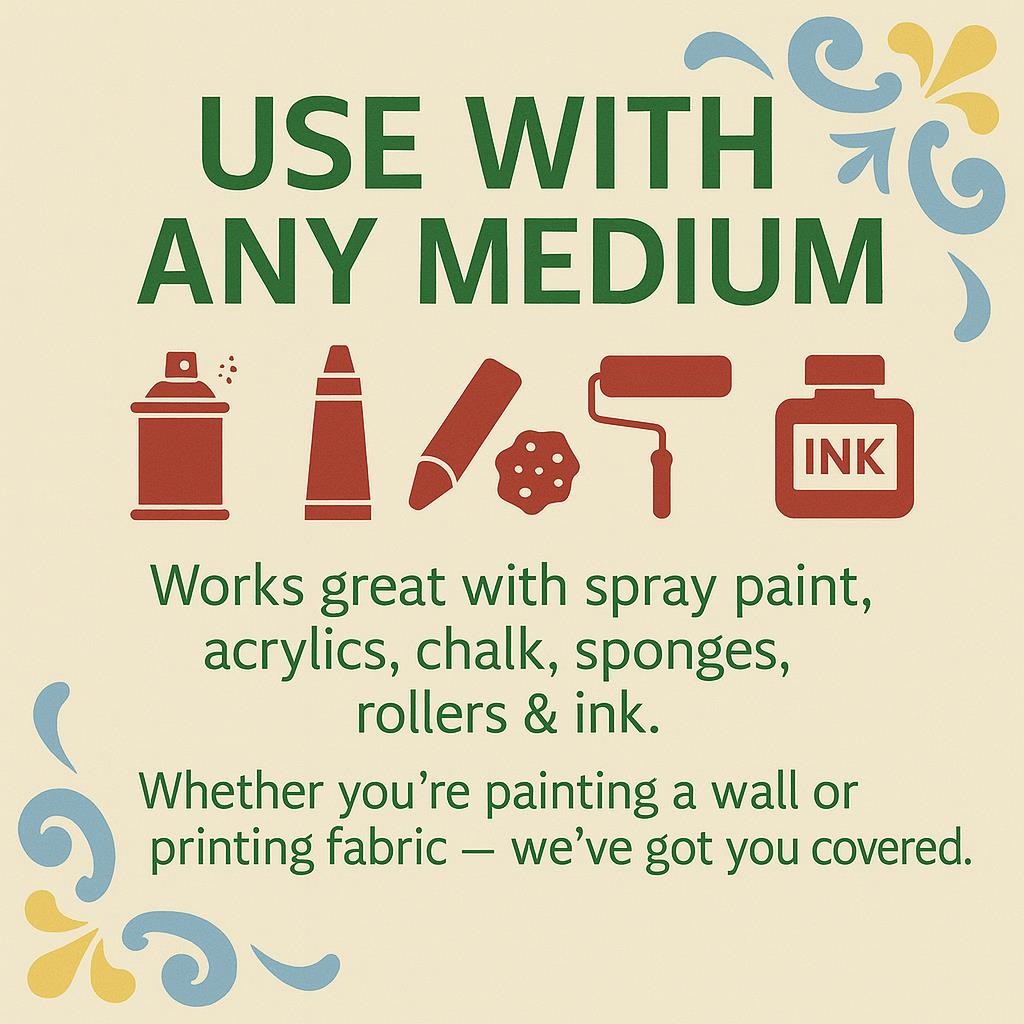 StencilAir Brandes Artistic Animal Stencil for Creative Projects