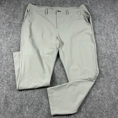 Public Rec Workday Pants Mens 38/30 Gray Stretch Technical Chino Trousers Golf