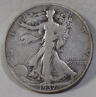 1937-P Walking Liberty Silver Half Dollar Philadelphia Mint 50C EA017