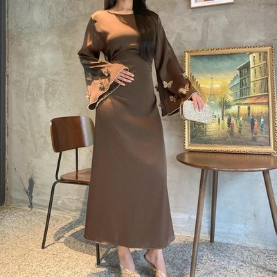 Islamic Long Robes Women Muslim Turkey Kaftan Evening Maxi Dress Modest  Dresses | eBay