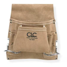 Clc Work Gear I823x Tool Pouch, Tool Pouch, Tan, Leather, 8 Pockets