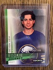 2023-24 Upper Deck Synergy - Devon Levi Rookie Journey #RJ-1 Draft /999 (RC)