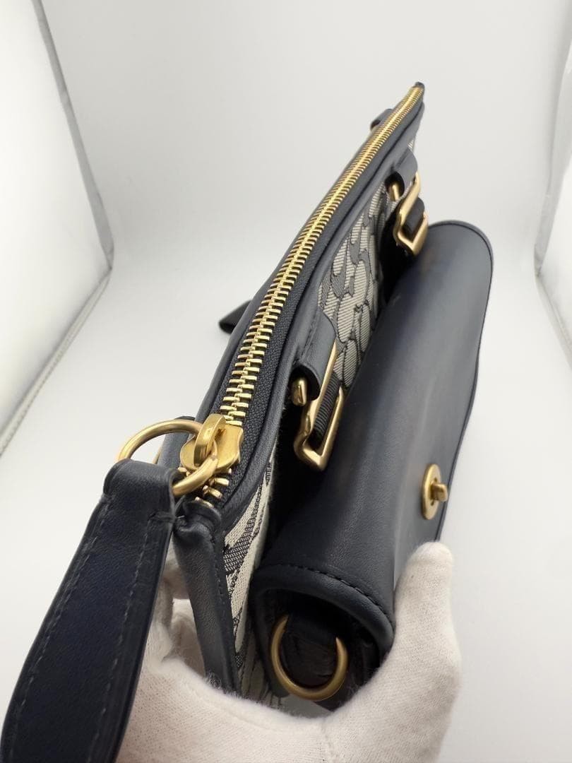 COACH Dinky Multi-Function Crossbody Bag Navy Blu… - image 5