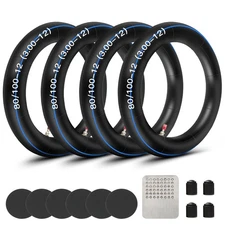 Inner Tube 2.75/3.00-12 80/100-12 Dirt Bike Pit Bike Off Road Tire Part 4 Pack