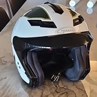 Young Living Motorcycle Helmet And Gloves. One Of A Kind Collectors Item