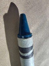 Vintage Retired Crayola Crayon "Turquoise Blue" Binney Smith Made In USA, Clean