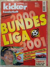 kicker Sonderheft Bundesliga 2000/01 – Top-Zustand + Super-Stecktabelle