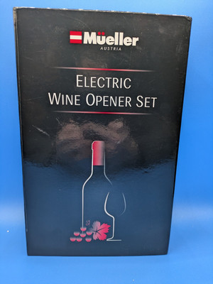 Mueller AUSTRIA Electric Wine Opener Set BRAND NEW