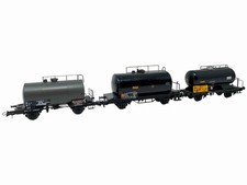 3x MÄRKLIN Behälterwagen Tankwaggon DB H0 1:87 Modellbahn INKgrafiX TOYS A335
