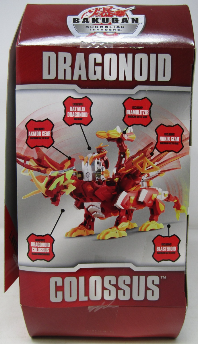 Spin Masters Bakugan Gundalian Invaders Dragonoid Colossus Action