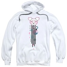 Powerpuff Girls Bubbles Streak Mens Hoodie White Officially Licensed
