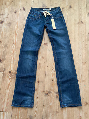 Jeans Straight Ladies Blue New Size 25/33 Sk31 UK
