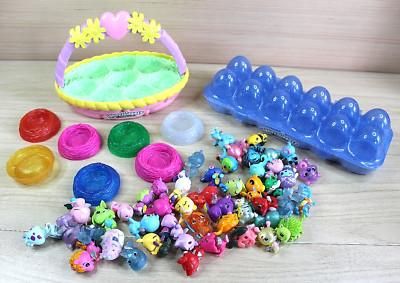 Lot Of 48 Hatchimals Colleggtibles with Basket, Nests and Egg Carton Animal Toys