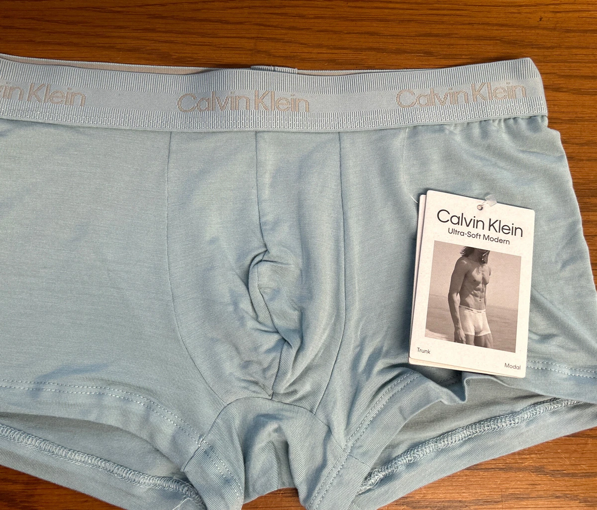 ***Calvin Klein Men's (SMALL) Ultra Soft MODAL TRUNK NB2986-441