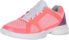 Adidas Womens SMC Barricade Boost 2016 Tennis Sneakers Coral Orange Size 11