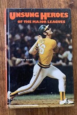 VTG Unsung Heroes Of The Major Leagues MLB Baseball HC Art Berke 1st Ed 1976