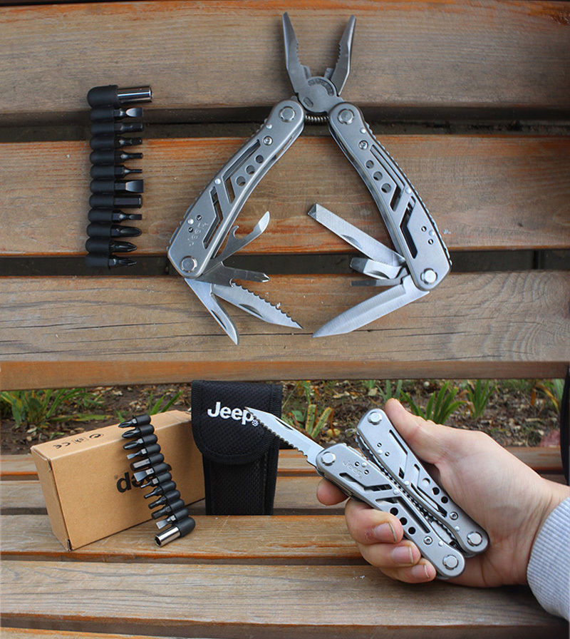 Multi-function Outdoor Set Pliers Knife Stainless Steel Camping