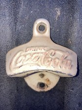 Vintage Coca-Cola Coke Wall Mounted Bottle Opener Starr Made in USA