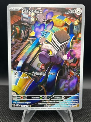 Varoom Full Art Illustration Rare 206/197 Pokmon 2023 Obsidian Flames nm/m  | eBay