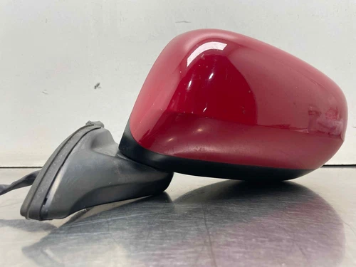 2009 Honda Fit Door Mirror Driver Left Power Sport US Milano Red Assembly LH OEM