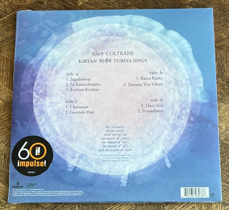 ALICE COLTRANE - Kirtan: Turiya Sings ~ IMPULSE B0033706 (2 lp's