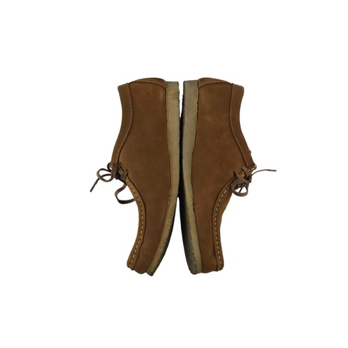 Nanny State shoes shoe size UK 6 camel brown suede moccasin style with laces - Picture 10 of 17