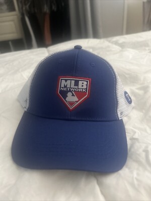 Texas Rangers MLB Network Hat Cap Blue Adjustable SGA 2023 Mesh Back