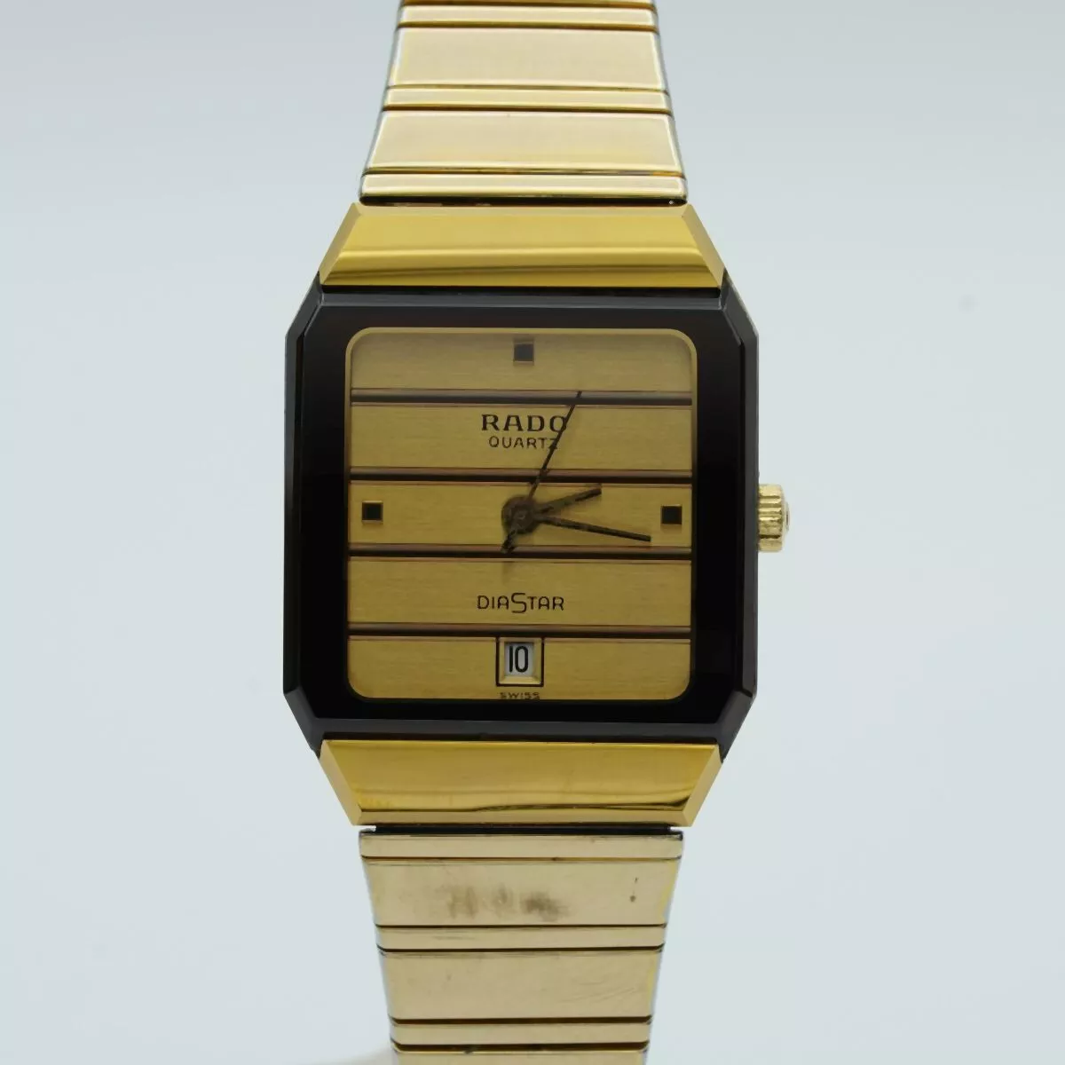 Rado Diastar Women's Watch 0 25/32in 153.0368.3 Steel/Gold Quartz Lovely State