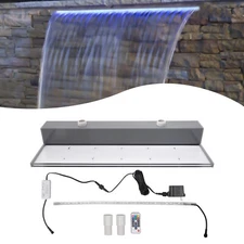 Colorful Waterfall Spillway with Remote Control and 7 Color Options