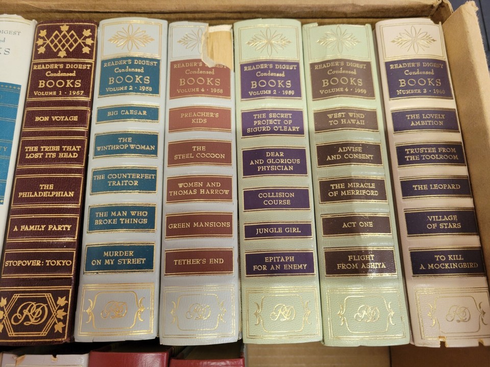 Vintage readers digest condensed books 1950 s 1970 s pick your