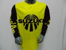 OLD SCHOOL MOTO JERSEY CLASSIC JERSEY BIKE SHIRT MOTOCROSS SUZUKI XXL yellow bla