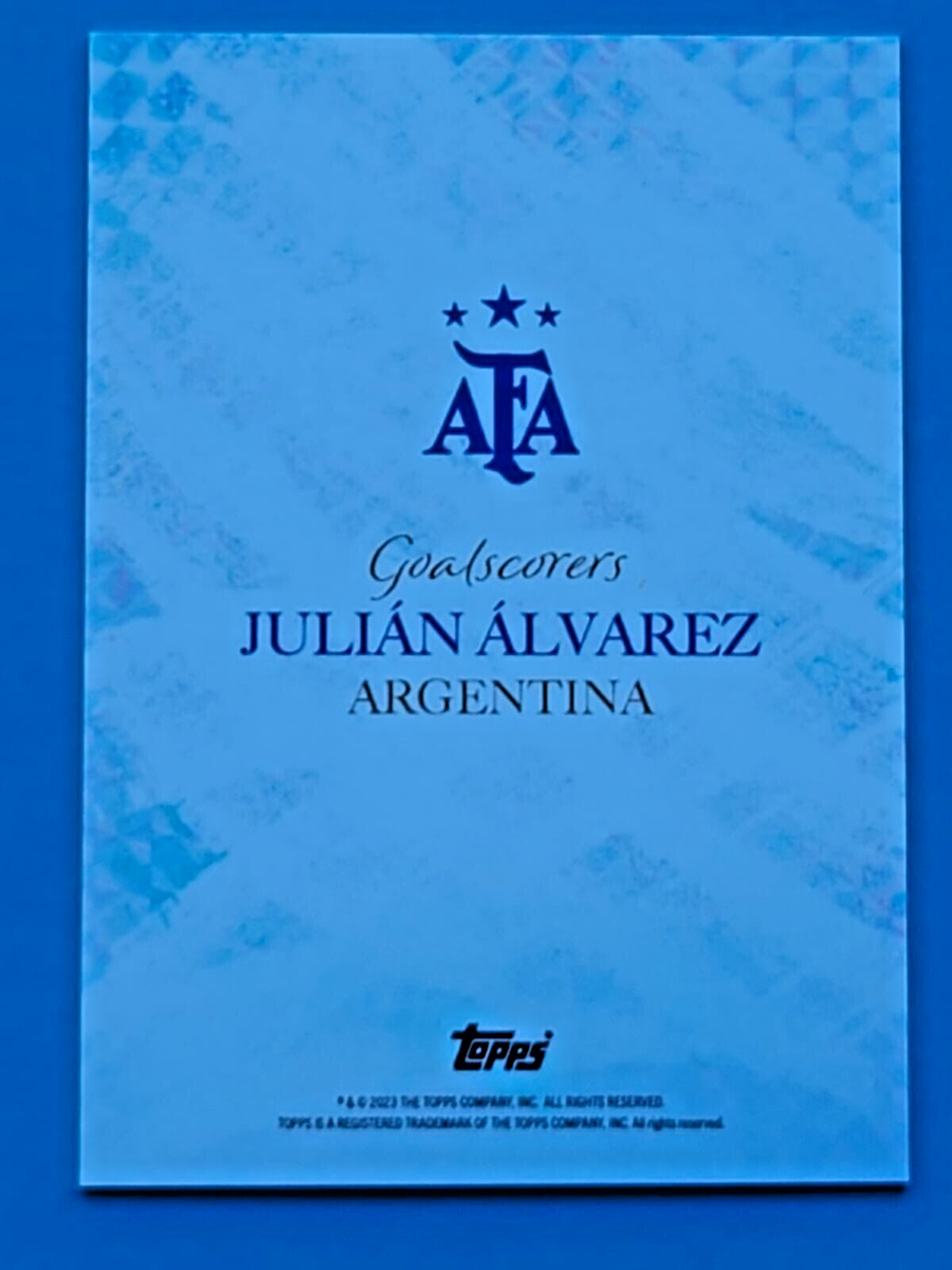 2023 Topps Argentina World Champions Julian Alvarez 1/1 One of One
