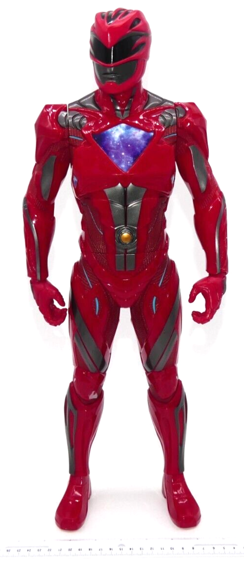 Power Rangers Movie Red Ranger 20” Action Figure Big Fig Jakks