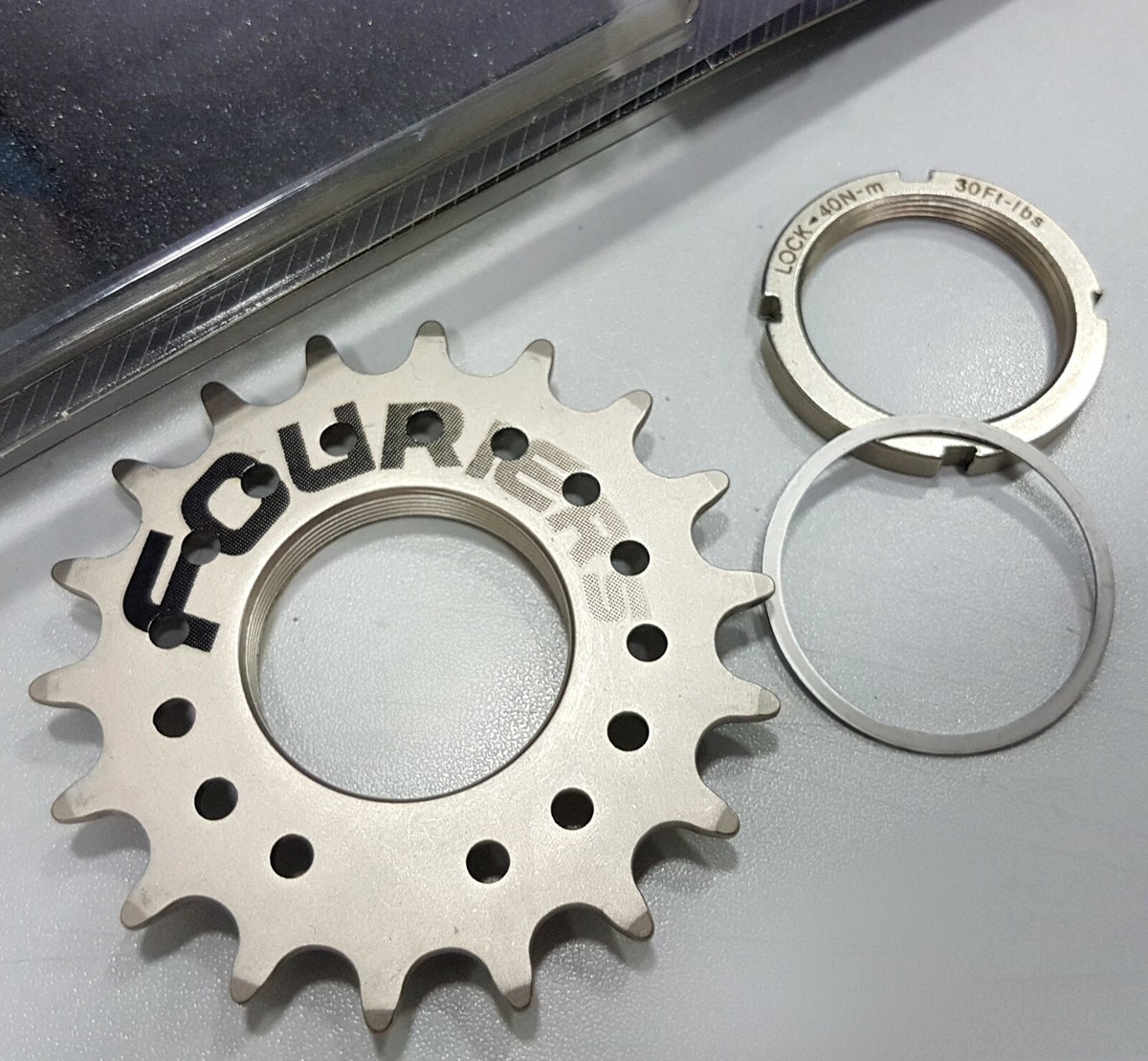 Pignon (cog) Campagnolo Pour Vélo De Piste (track) - Aluminium - 15 Dents - Occasion - Pièce Cyclisme Vintage