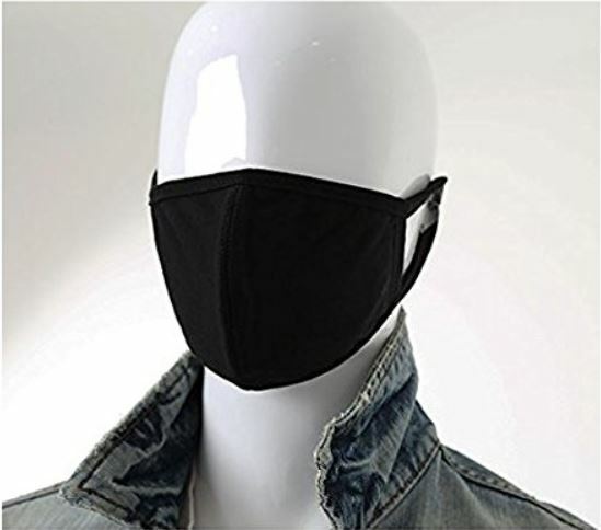 5pcs Made In Korea Unisex Kpop Idols 3d Black Cotton Face Mouth