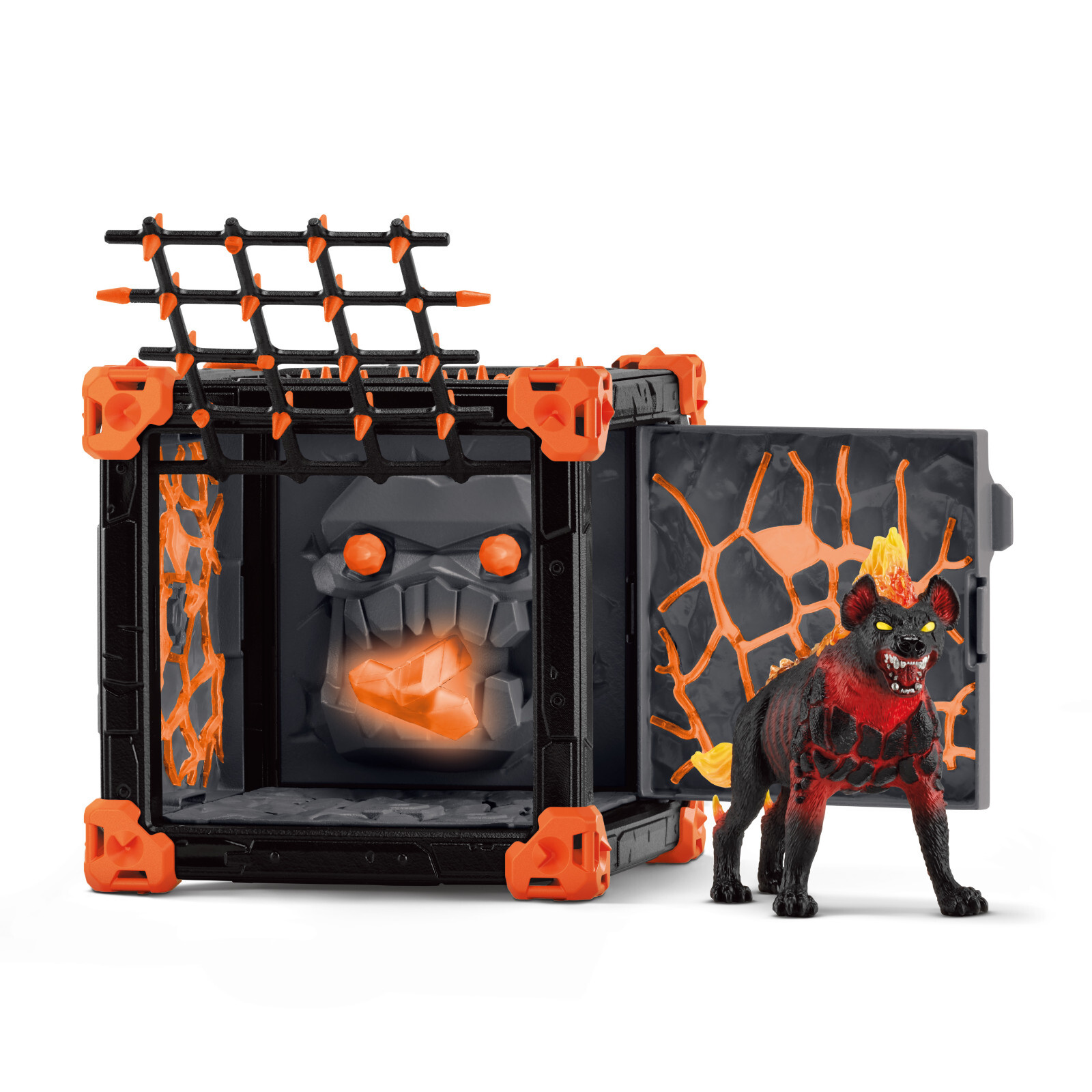 Schleich 42674 Eldrador BattleCave Lava Hyena Battle Cave monster toy fantasy