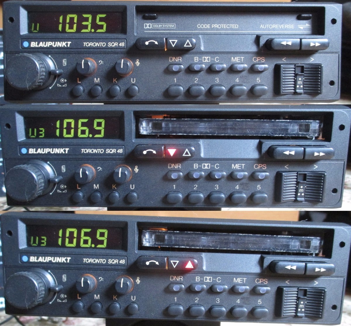 PORSCHE 911 930 Blaupunkt Toronto SQR48 Radio Autoradio Stereo