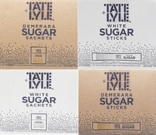 2.5kg Sugar Individual Sticks Sachets White & Brown Demerara Granulated, 1 box