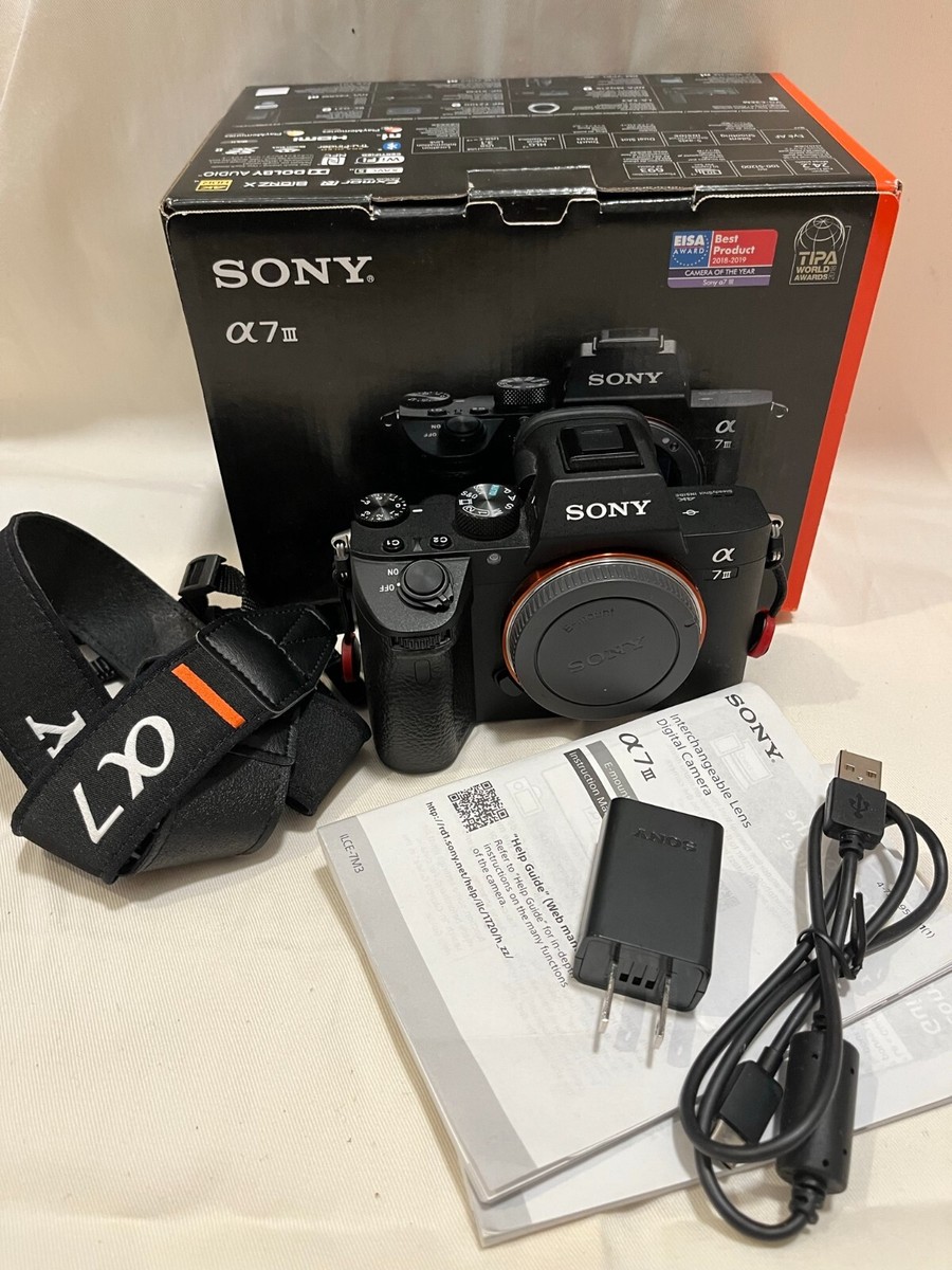 Sony a7III 24.2MP Mirrorless Camera - ONLY 1400 SHUTTER