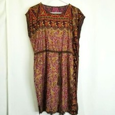 Handcrafted handkerchief ornate dress boho hippie festival Small/Medium crochet