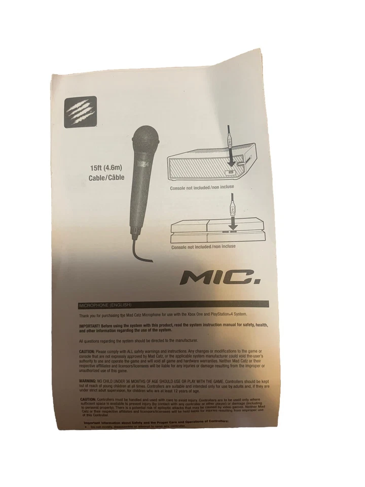 Mad Catz Universal USB Microphone For PS4 & Xbox One - Image 2 of 4