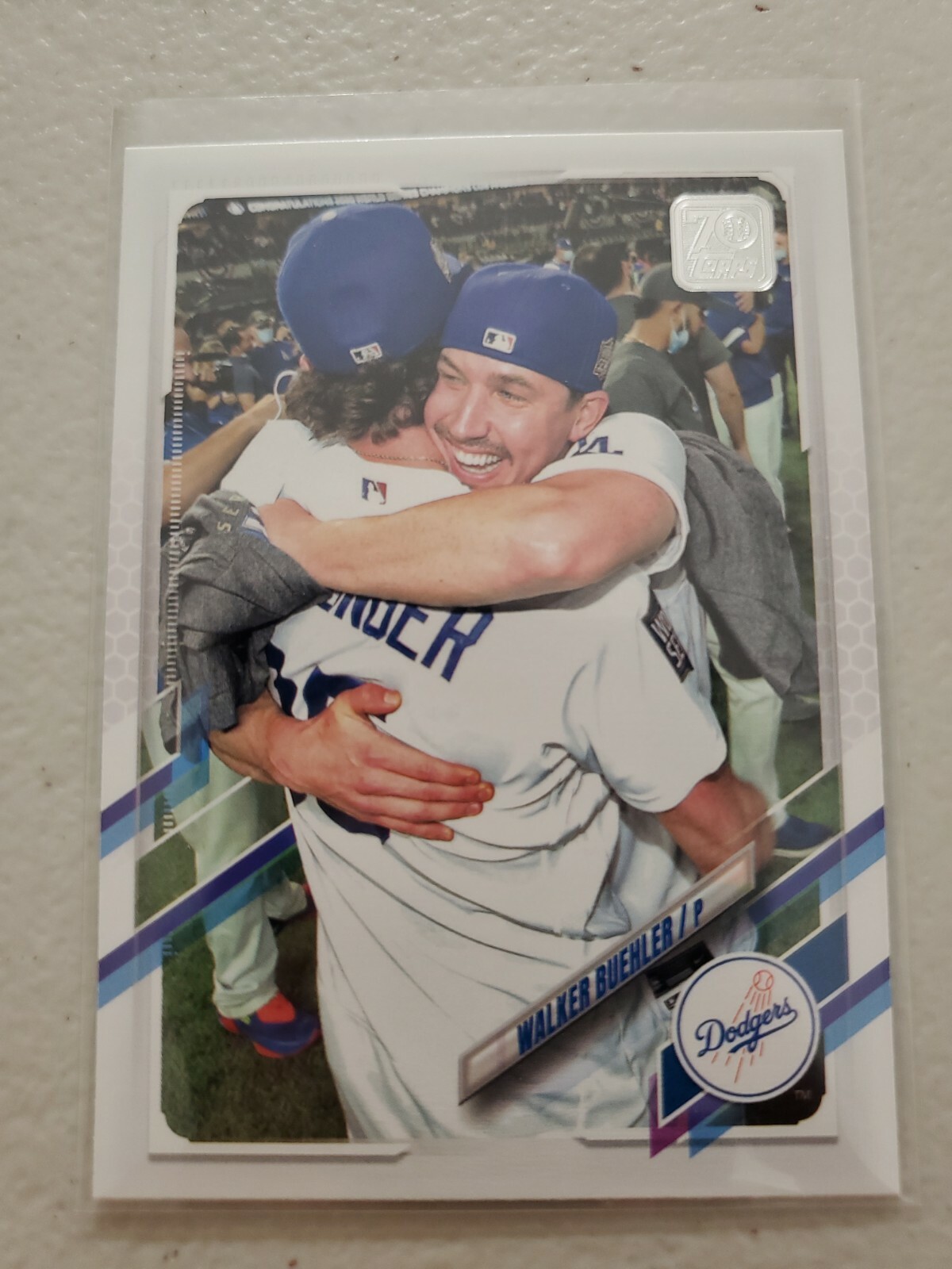 Walker Buehler 2021 Topps Series 2 #466 Short Print Photo Variation SP Dodgers