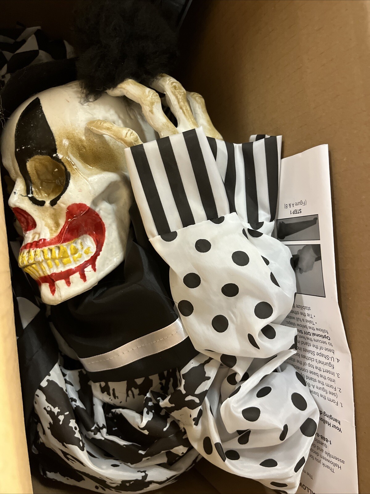 Haunted Hill Farm Skelton With Stand