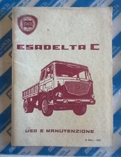 Manuale Libretto Uso E Manutenzione Camion Lancia Esadelta C 2a Ediz. 1969