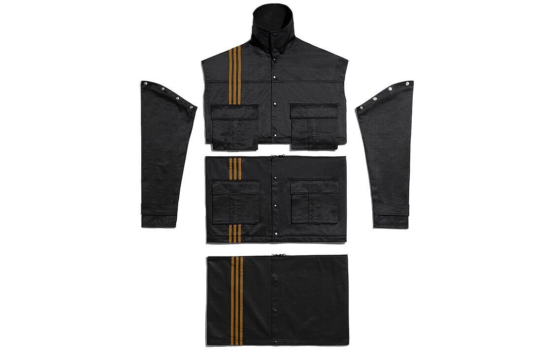 adidas Ivy Park 4 All 3-Stripe Jacket Oversize Black Beyonce adidas Ivy Park 4 All 3-Stripe Jacket Oversize Black Beyonce