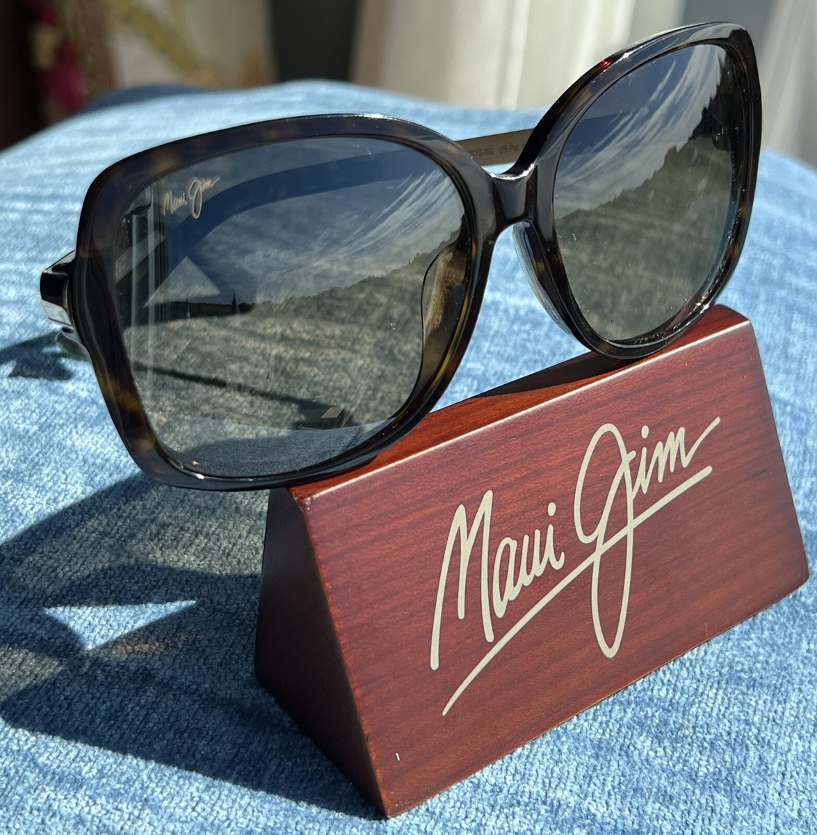 Maui Jim Melika MJ 760 10K Translucent Tortoise Gold Frame + HCL