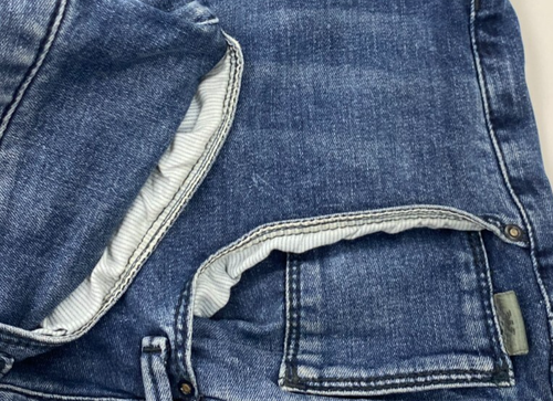 Pantalones de mezclilla elásticos Emporio Armani lavado azul para hombre W38 L33 J06 calce ajustado 9,5 oz B - Imagen 17 de 21