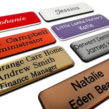 Premium Domed Engraved Personalised Name Badges Student Care Assistant RGN HCA
