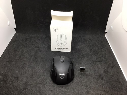 VicTsing Full Size Wireless Mouse With Nano USB Receiver Black D-09